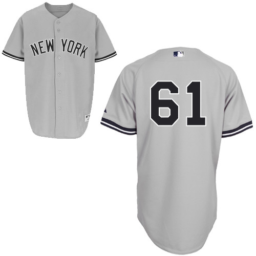 Shane Greene #61 mlb Jersey-New York Yankees Women's Authentic Road Gray Baseball Jersey